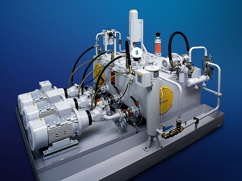 Ing. eisenberger Hydraulikaggregat Markierung 3 Ventiltechnik