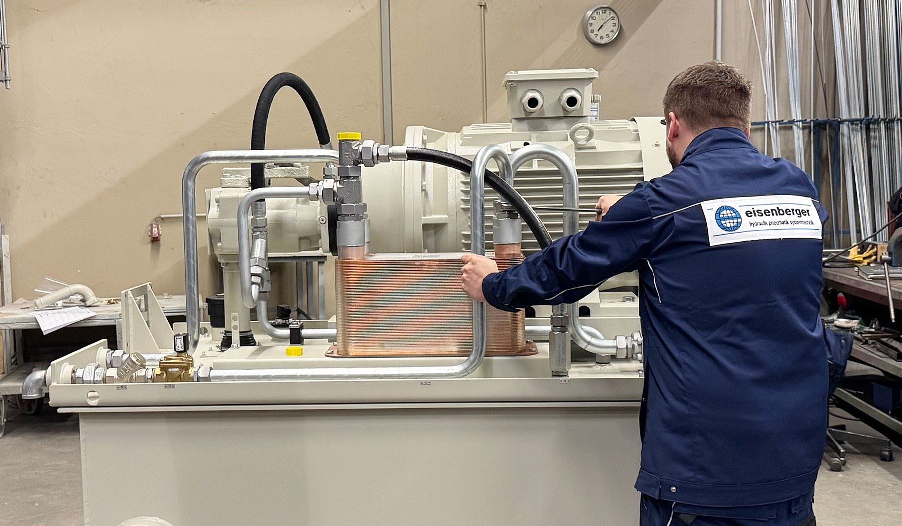 eisenberger Header Hydraulikaggregate