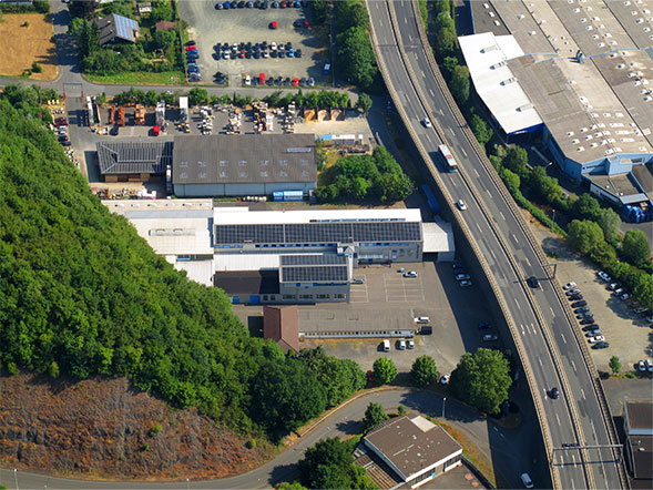 eisenberger Luftaufnahme Standort Dillenburg